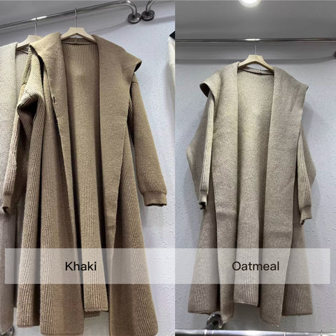 Thickened Loose Knitted Cardigan Knitwear