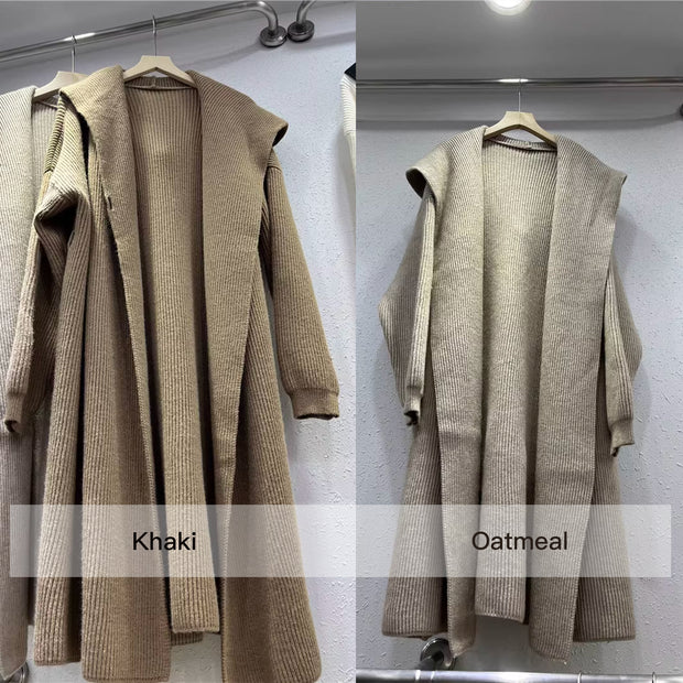 Thickened Loose Knitted Cardigan Knitwear